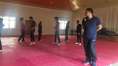 بعثة مصر بدورة ألعاب حوض النيل برواندا تؤدي تدريباتها