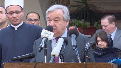 ننشر نص كلمة الأمين العام للأمم المتحدة في مشيخة الأزهر