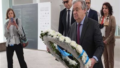 أمين عام الأمم المتحدة يزور المتحف المصري الكبير