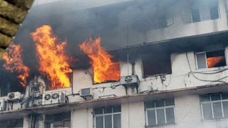 ‎السيطرة على حريق