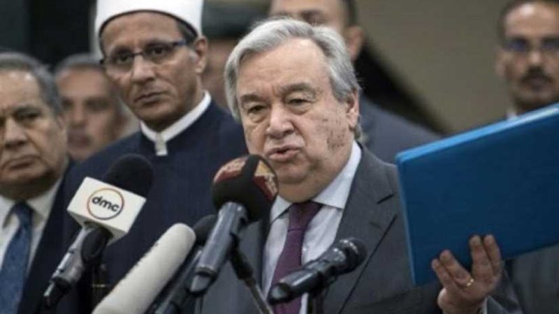 أمين عام الأمم المتحدة: