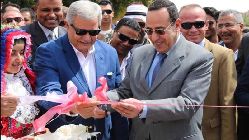 افتتاح خزان مياه