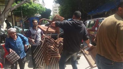 حملة مكبرة لإزالة الإشغالات والتعديات بشوارع شرق الإسكندرية