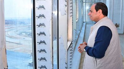 الرئيس السيسي يتفقد سير العمل بمشروعات العاصمة الإدارية الجديدة‎