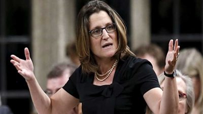 وزيرة الخارجية الكندية تلتقي نظيرها الأمريكي على هامش اجتماع حلف الناتو