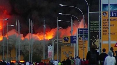 اندلاع حريق بالمطار الرئيسي في كينيا