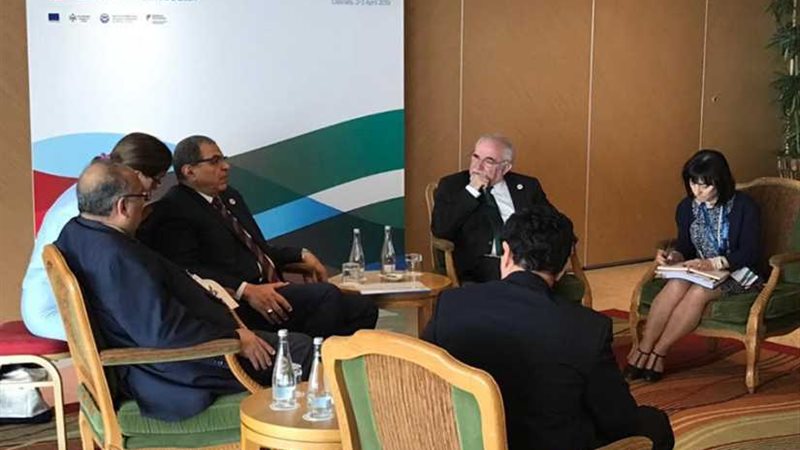 سعفان يلتقي نظيره