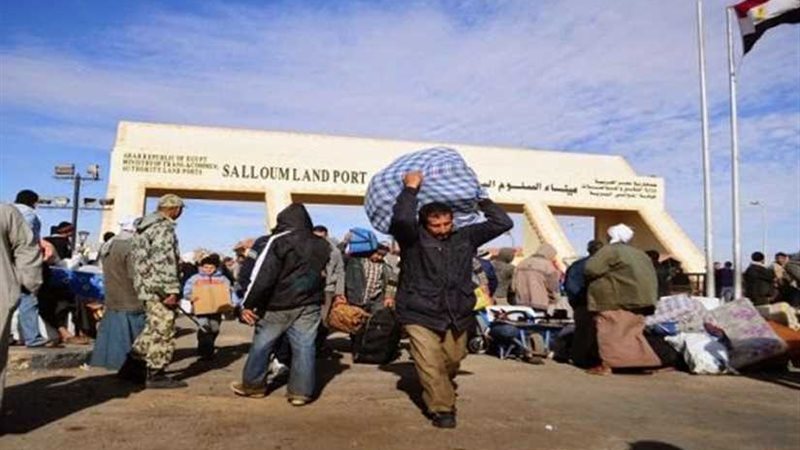 عودة 350 مصريًا من