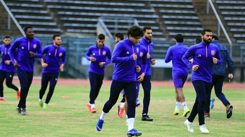 الأهلي يخوض مرانه