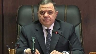 وزير الداخلية يتقدم مشيعي الجنازة العسكرية لشهيد الواجب النقيب ماجد عبد الرازق