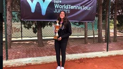 حلا السقا تحرز فضية بطولة التنس الدولية للشابات