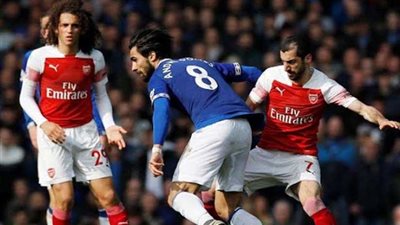 «النني» يشارك في خسارة أرسنال أمام إيفرتون بالدوري الإنجليزي