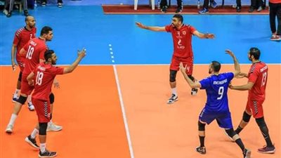 طائرة الأهلي يسحق أساريا الليبي 3_0 ويتأهل إلى نصف النهائي بالبطولة الإفريقية