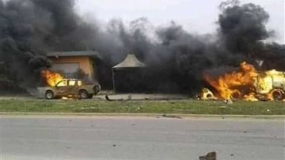 الجيش الليبي يفرض سيطرته على مواقع جديدة بطرابلس.. آليات الميليشيات تحترق