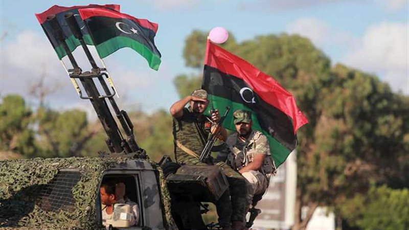 الجيش الليبي يدمر