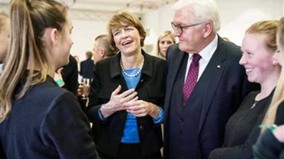 قرينة الرئيس الألماني تعرب عن تقديرها لدور المرأة المصرية والعربية في مجتمعها