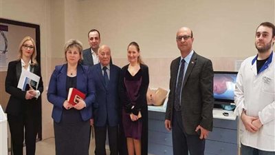 نائب رئيس جامعة أسيوط في زيارة للمدينة الطبية بالعاصمة الروسية موسكو