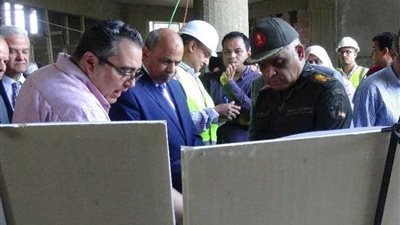 جولة تفقدية لرئيس جامعة المنيا لمتابعة سير العمل بمبنى مستشفى ثلاثي الأجنحة