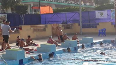 ١٢٠ سباحًا بمسابقة سباحة بنادي بنها الرياضي