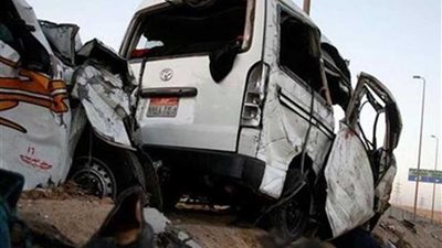 مصرع وإصابة 11 بتصادم سيارتين على طريق المحلة