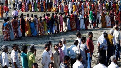 بدء التصويت في الانتخابات التشريعية في الهند