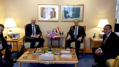 وزير الكهرباء يلتقي مدير عام وكالة الطاقة الدنماركية لبحث سبل التعاون