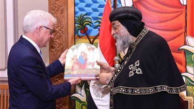 قداسة البابا يستقبل وزير خارجية بولندا