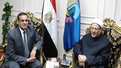 محافظ البحيرة يستقبل فضيلة المفتي في ندوة عن
