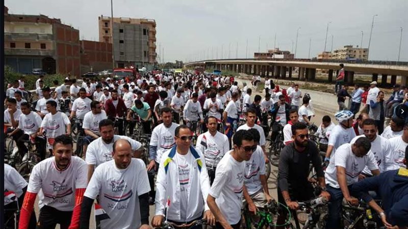 انطلاق ماراثون الدراجات