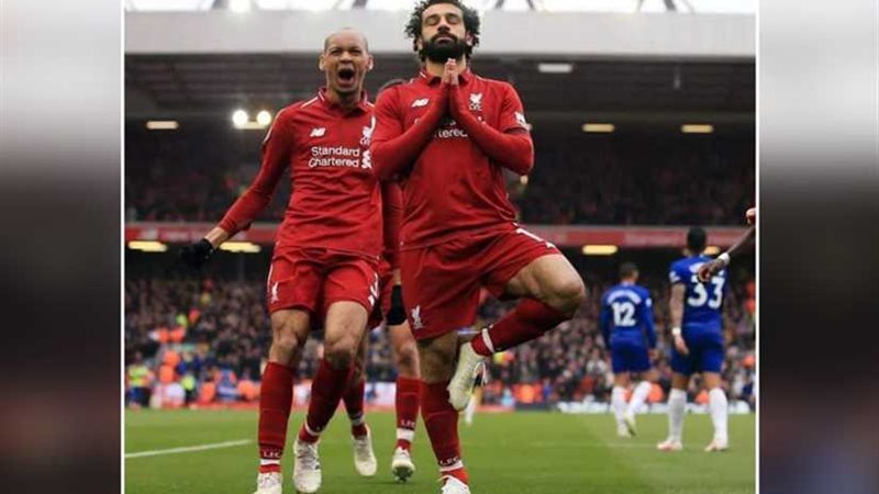 سر احتفال محمد صلاح