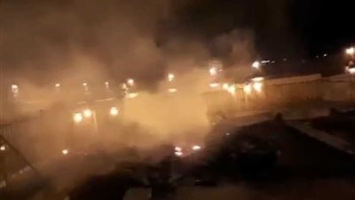 بالفيديو.. إخماد حريق شبّ على سطح المصلى المرواني في الأقصى