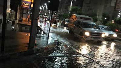 هطول أمطار متوسطة على بعض المناطق في الغربية