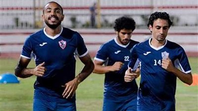 أيمن حفني يشارك في مران الزمالك