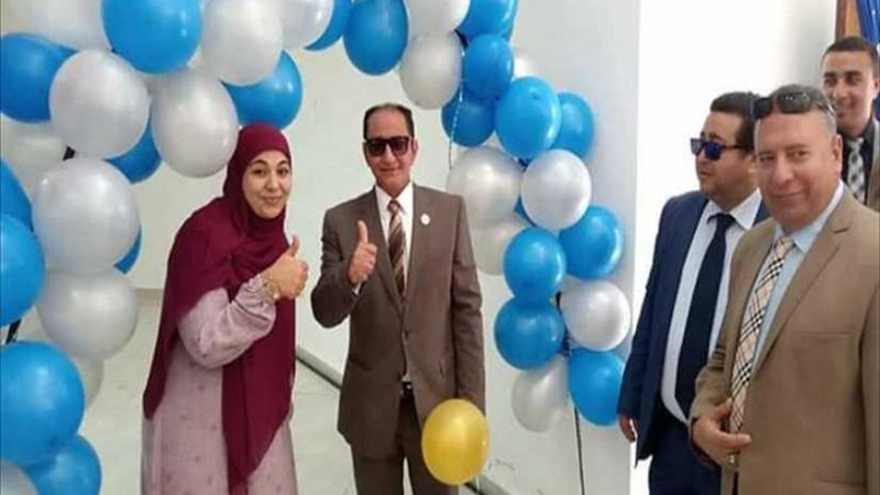 افتتاح معرض شعبة