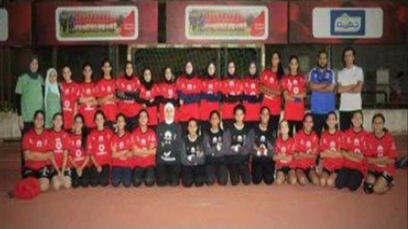 ناشئات اليد فى مواجهة