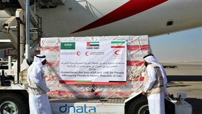 هيئتا الهلال الأحمر السعودي والإماراتي تسيران طائرة إغاثة بمبادرة إنسانية مشتركة إلى إيران