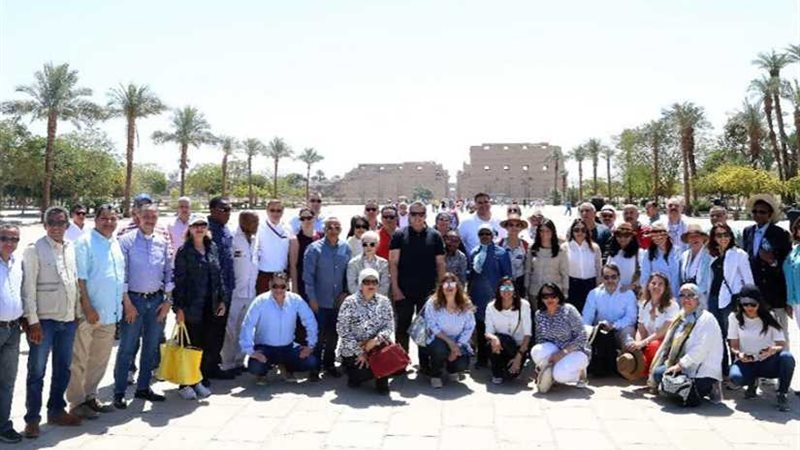 وزير الآثار في زيارة