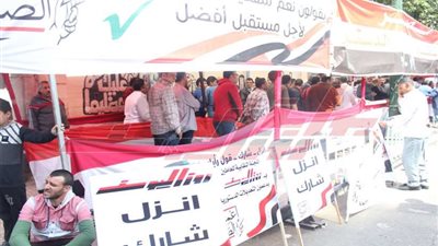 بالصور.. إقبال كثيف من المواطنين على لجان الاقتراع بالقاهرة