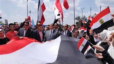 مسيرات حاشدة مؤيدة للتعديلات الدستورية فى عدد من المحافظات