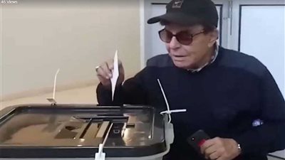 بالفيديو.. الفنان سمير صبري يشارك في الاستفتاء على الدستور