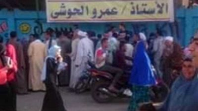 بالصور.. إقبال كثيف على التعديلات الدستورية بمركز ناصر في بني سويف