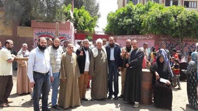 سلفيو بني سويف يدلون بأصواتهم في الاستفتاء على التعديلات الدستورية