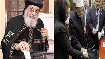 الهلال والصليب تحت راية الوطن.. 