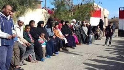 عظيمات كفرالشيخ يشاركن بكثافة في الاستفتاء.. (صور)