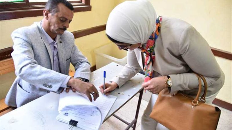 وزيرة الصحة تدلي