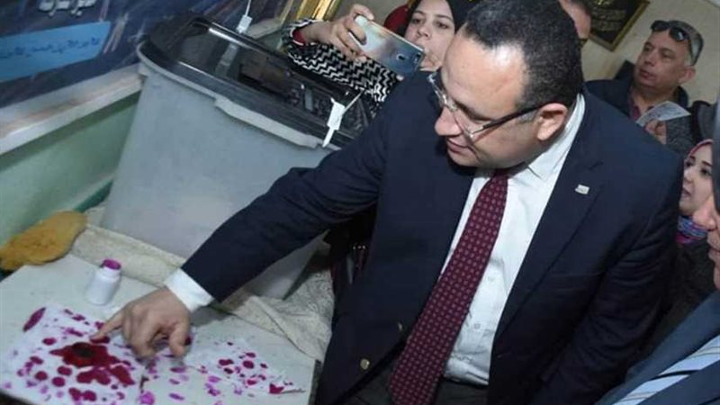 قنصوة يدلى بصوته