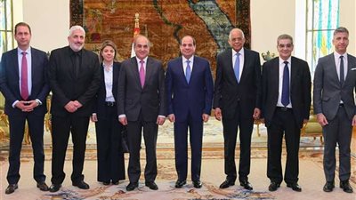 الرئيس السيسى يستقبل رئيس 