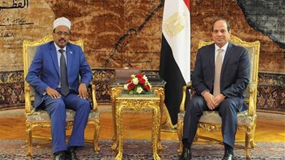 رئيس الصومال يصل إلى القاهرة للمشاركة في قمة الشركاء الإقليميين للسودان