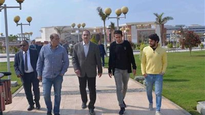 بالصور.. اللجنة المنظمة لأمم إفريقيا تشيد بملعب إيروسبورت