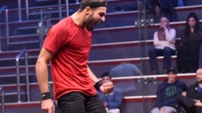 كريم الحمامي يتأهل للدور الثالث لبطولة كانون كيرك الأيرلندية للاسكواش